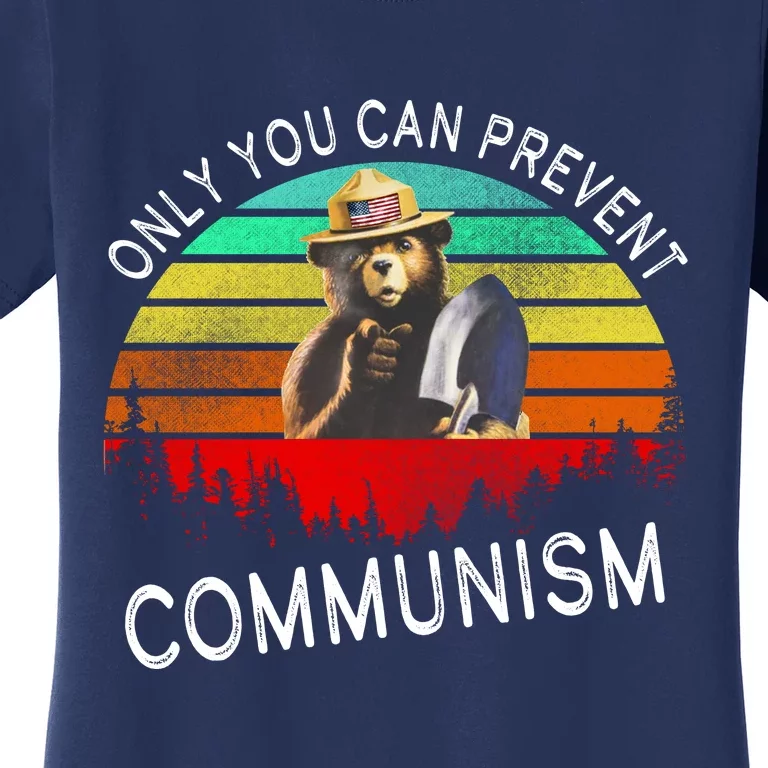 Anti Communism Capitalism Antisocialist Bear Women's T-Shirt