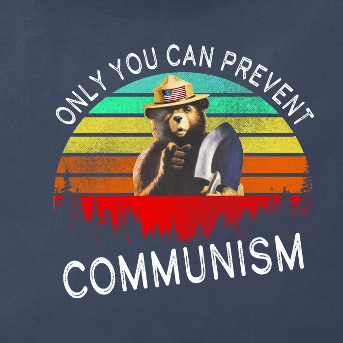 Anti Communism Capitalism Antisocialist Bear Zip Tote Bag