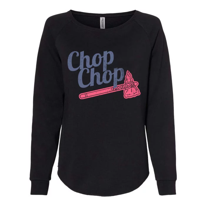 Atlanta Chop Chop Baseball Team Womens California Wash Sweatshirt