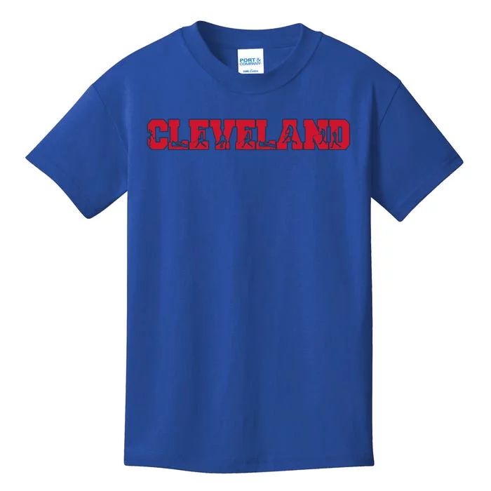 American City Cleveland Baseball Lover Cool Gift Kids T-Shirt