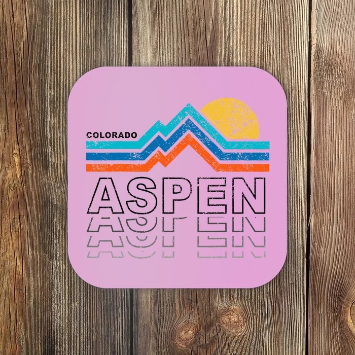 Aspen Colorado Co Mountain Skiing 80s Aspen Ski Coaster