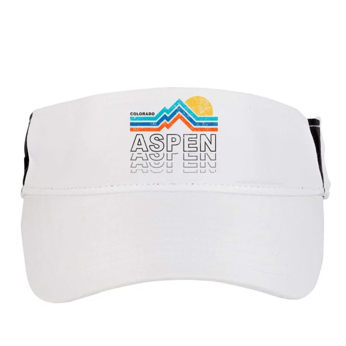 Aspen Colorado Co Mountain Skiing 80s Aspen Ski Adult Drive Performance Visor