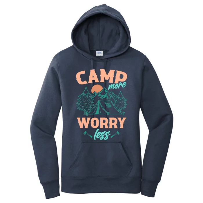 Adventure Camping Camp More WorryLess Cute Gift Women's Pullover Hoodie