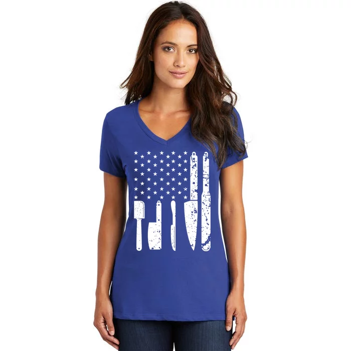 American Cook Chef Gift Women's V-Neck T-Shirt