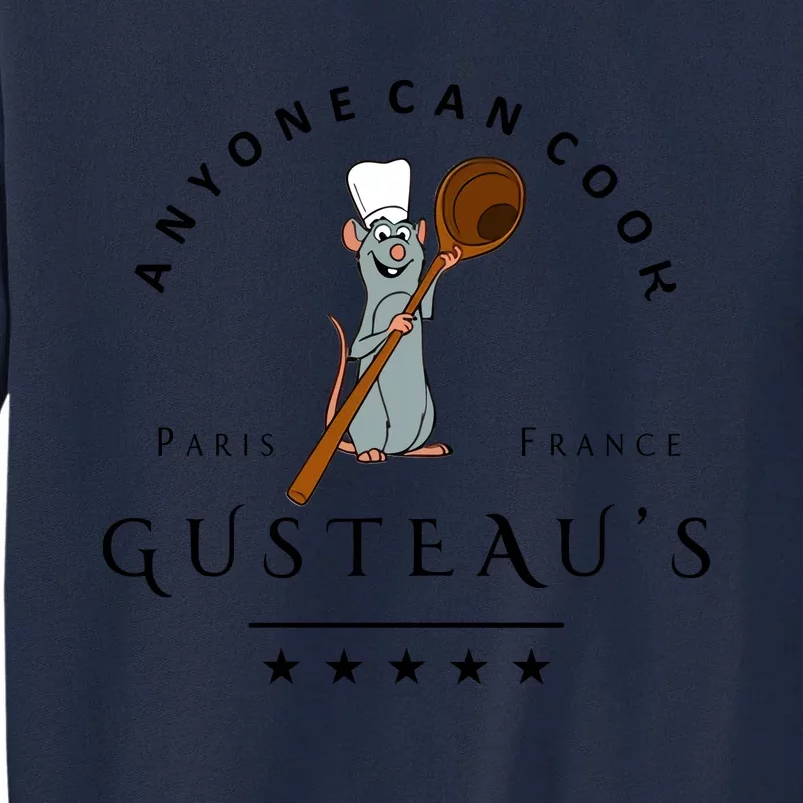 Anyone Can Cook Paris France Gusteau's Mouse Tall Sweatshirt