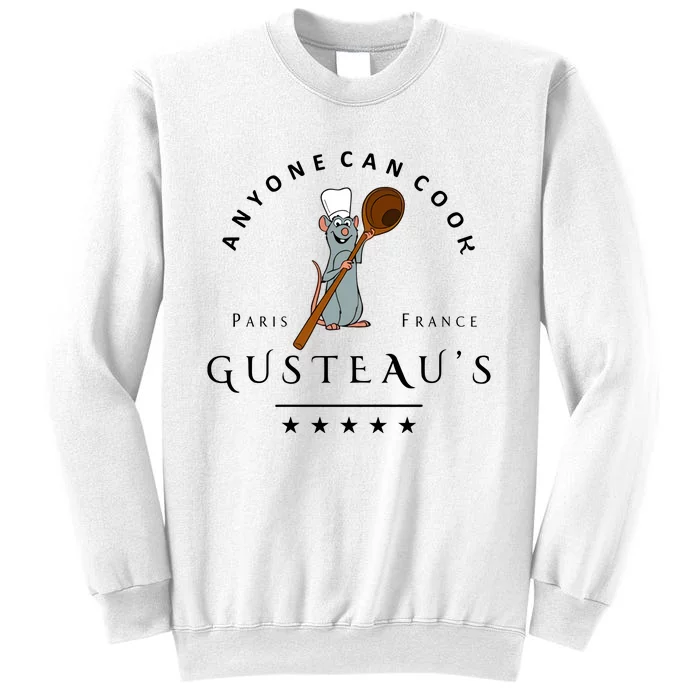 Anyone Can Cook Paris France Gusteau's Mouse Sweatshirt