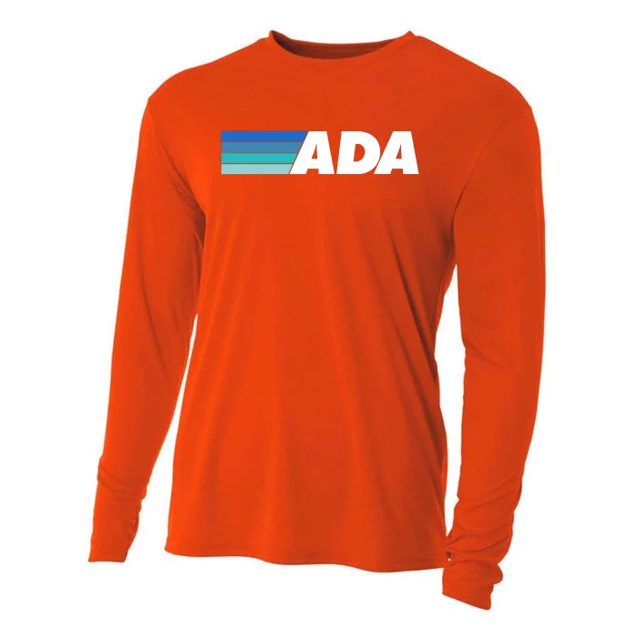 Ada Cardano Cryptocurrency Logo Cooling Performance Long Sleeve Crew