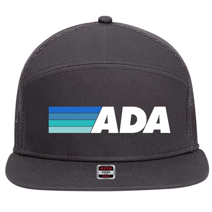 Ada Cardano Cryptocurrency Logo 7 Panel Mesh Trucker Snapback Hat