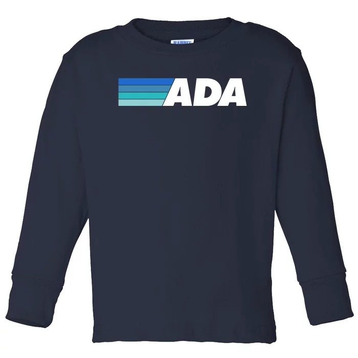 Ada Cardano Cryptocurrency Logo Toddler Long Sleeve Shirt