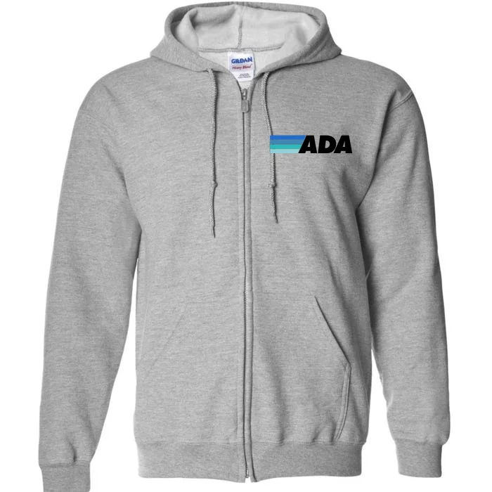 Ada Cardano Cryptocurrency Logo Full Zip Hoodie