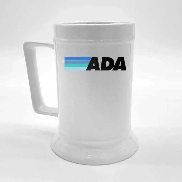 Ada Cardano Cryptocurrency Logo Front & Back Beer Stein