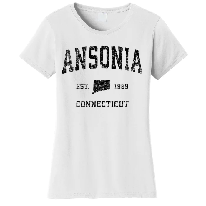 Ansonia Connecticut Ct Vintage Sports Women's T-Shirt