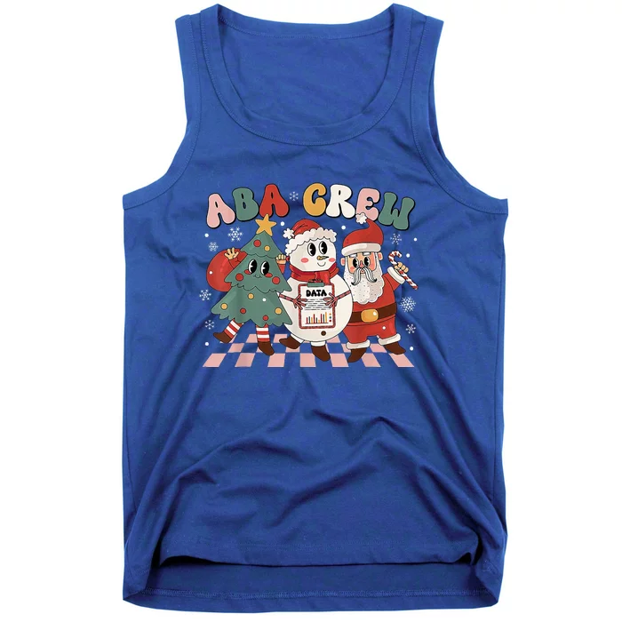 ABA Crew Christmas Applied Behavior Analysis Technician Xmas Tank Top