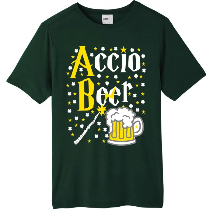 Accio Beer Wizard Wand Funny St Patrick's Day ChromaSoft Performance T-Shirt