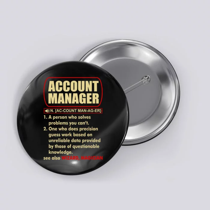 Account Manager Dictionary Definition Term Button