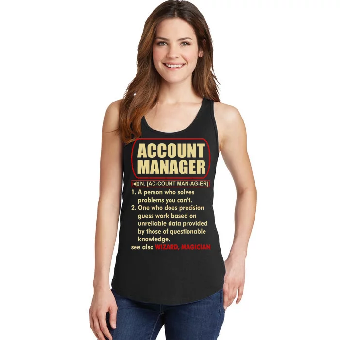 Account Manager Dictionary Definition Term Ladies Essential Tank