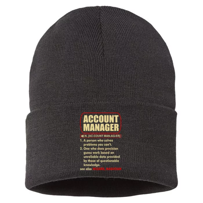 Account Manager Dictionary Definition Term Sustainable Knit Beanie