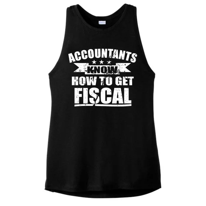 Accountants Know How To Get Fiscal Ladies Tri-Blend Wicking Tank