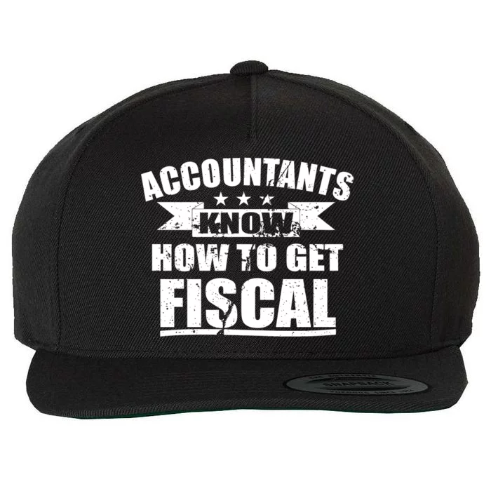 Accountants Know How To Get Fiscal Wool Snapback Cap