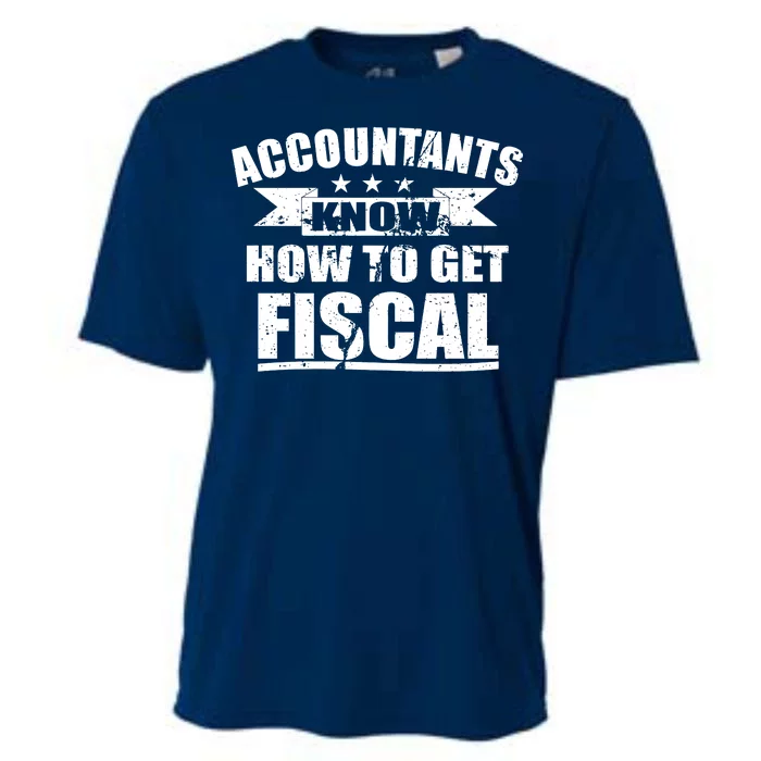 Accountants Know How To Get Fiscal Cooling Performance Crew T-Shirt