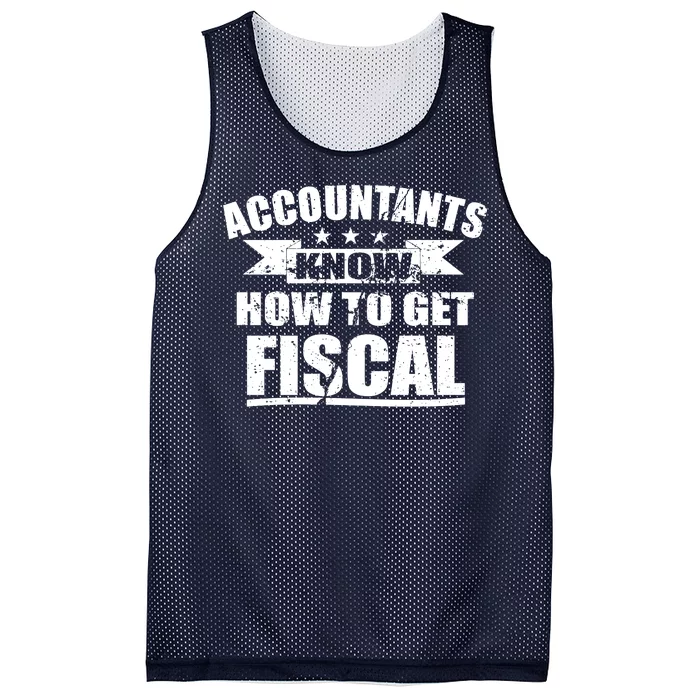 Accountants Know How To Get Fiscal Mesh Reversible Basketball Jersey Tank