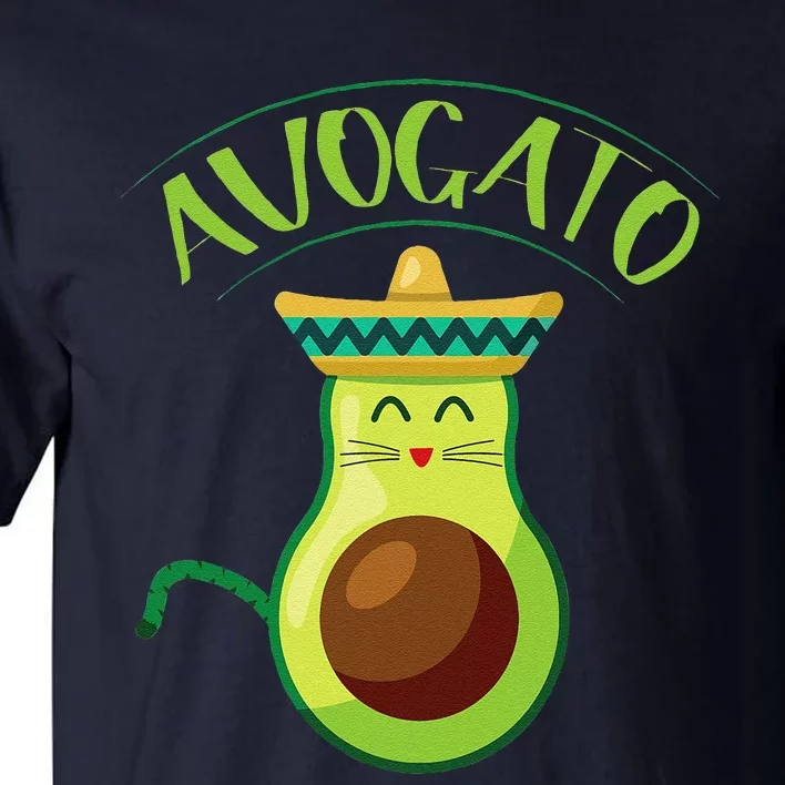 Avocado Cinco De Mayo Cinco De Meow Cat Avocado Tall T-Shirt