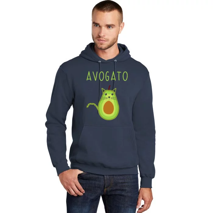 Avogato Cinco De Mayo Gift Cinco De Meow Cat Avocado Tall Hoodie