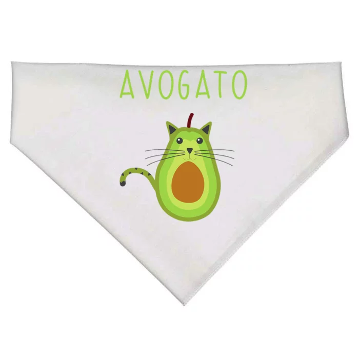 Avogato Cinco De Mayo Gift Cinco De Meow Cat Avocado USA-Made Doggie Bandana