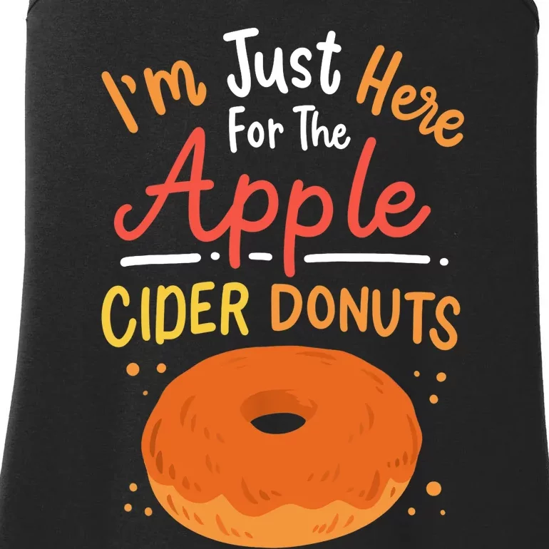 Apple Cider Donuts Apple Picking Ladies Essential Tank