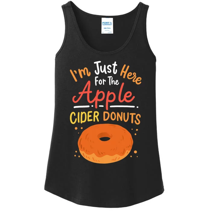 Apple Cider Donuts Apple Picking Ladies Essential Tank