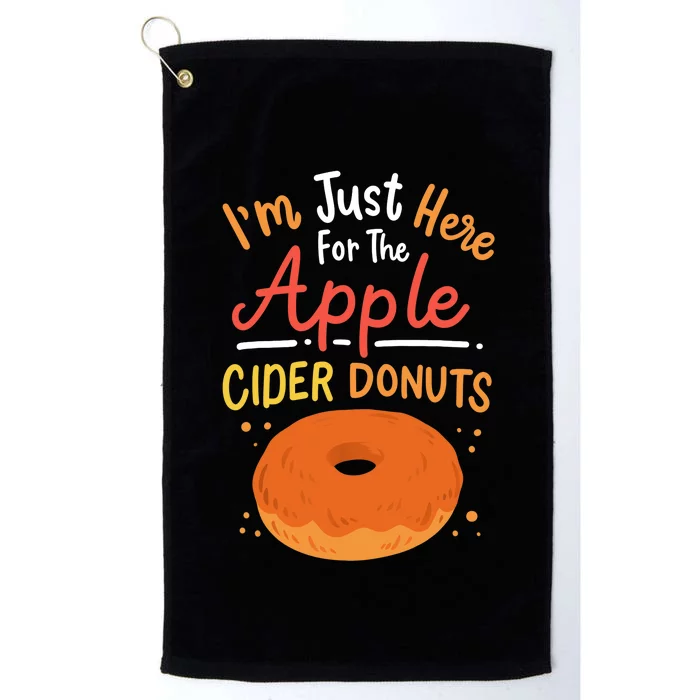 Apple Cider Donuts Apple Picking Platinum Collection Golf Towel