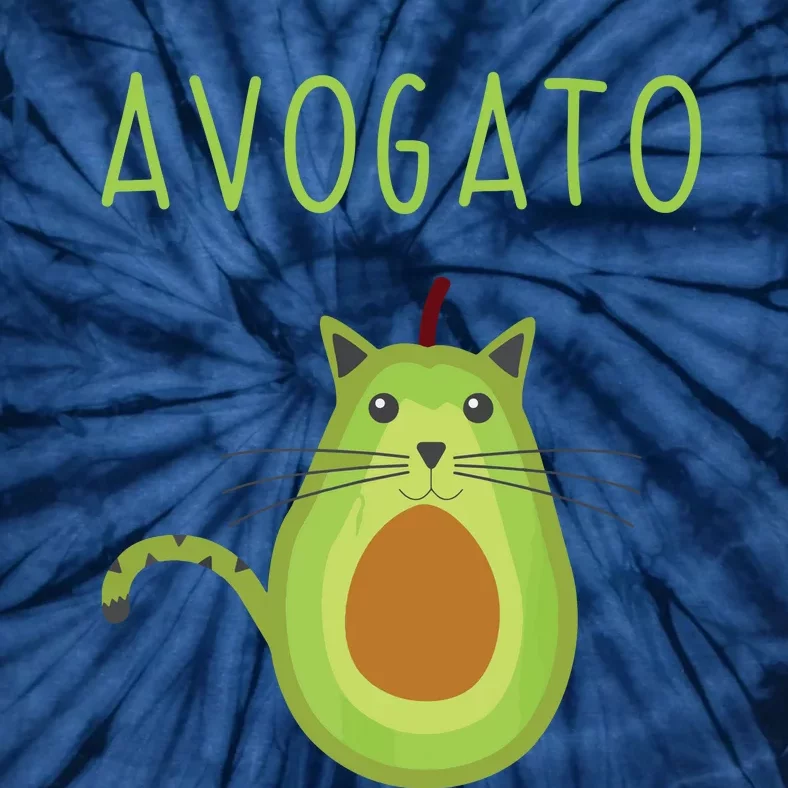 Avogato Cinco De Mayo Gift Cinco De Meow Cat Avocado Tie-Dye T-Shirt