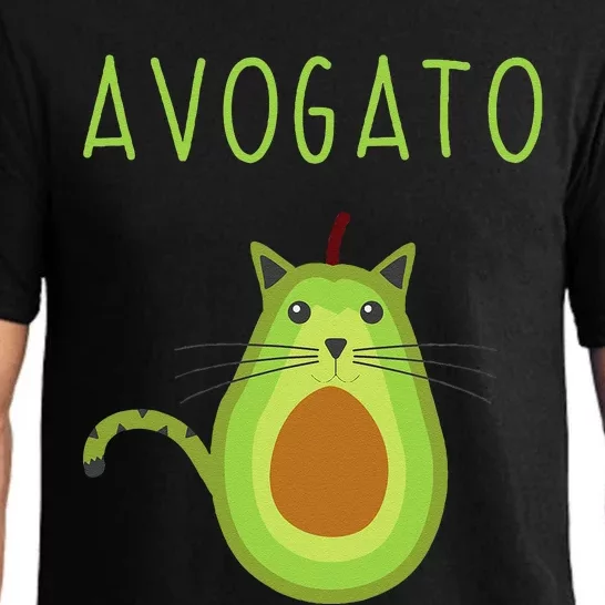 Avogato Cinco De Mayo Gift Cinco De Meow Cat Avocado Pajama Set