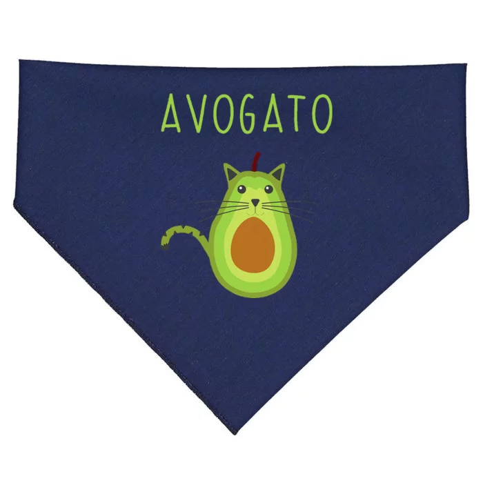 Avogato Cinco De Mayo Gift Cinco De Meow Cat Avocado USA-Made Doggie Bandana