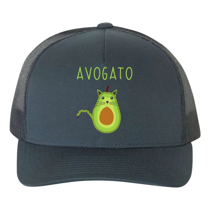 Avogato Cinco De Mayo Gift Cinco De Meow Cat Avocado Yupoong Adult 5-Panel Trucker Hat