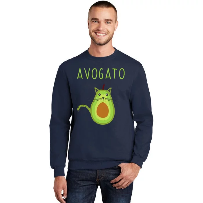 Avogato Cinco De Mayo Gift Cinco De Meow Cat Avocado Sweatshirt