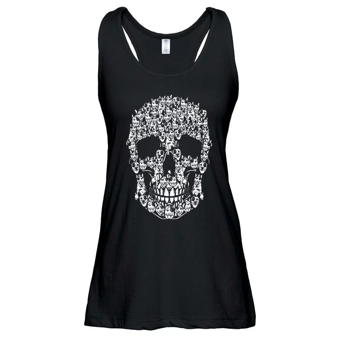 Australian Cattle Dog Skull Halloween Costume Ladies Essential Flowy Tank