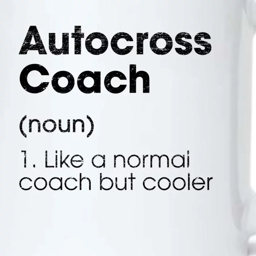 Autocross Coach Definition Funny Auto Racing Humor Gift Black Color Changing Mug