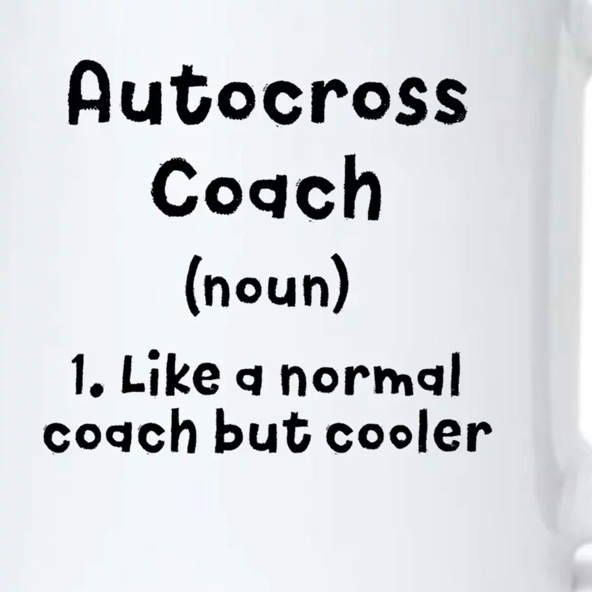 Autocross Coach Definition Funny Auto Racing Humor Gift Black Color Changing Mug