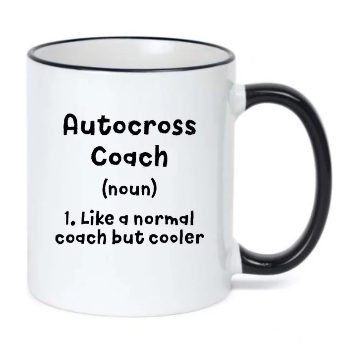 Autocross Coach Definition Funny Auto Racing Humor Gift Black Color Changing Mug