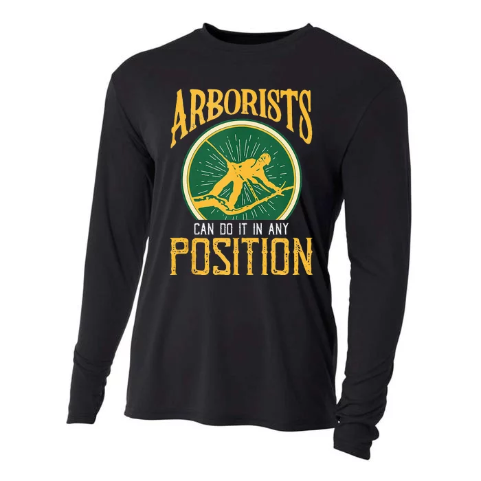 Arborists Can Do It In Any Position Arborist Cooling Performance Long Sleeve Crew