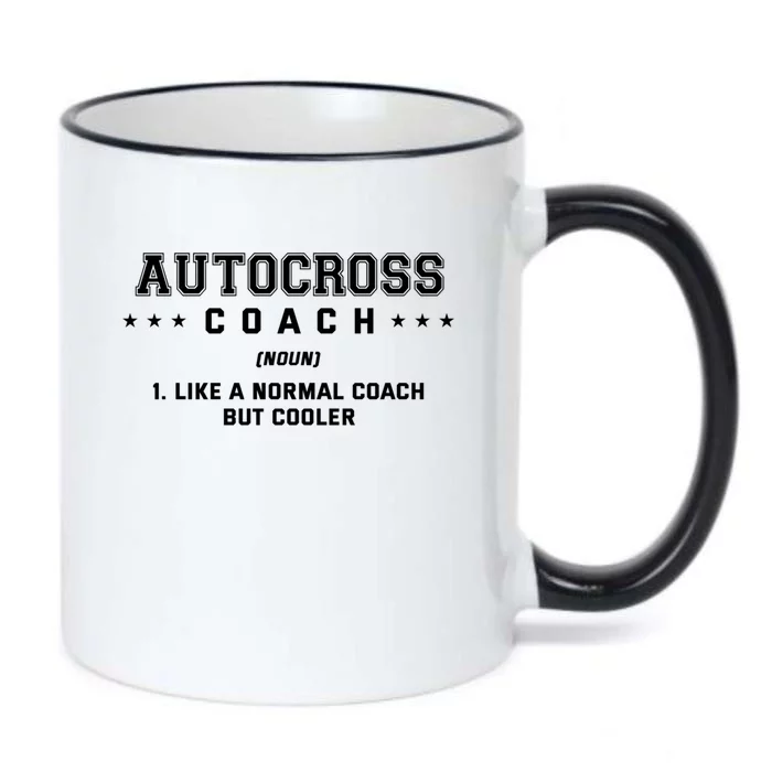 Autocross Coach Definition Funny Auto Racing Humor Gift Black Color Changing Mug