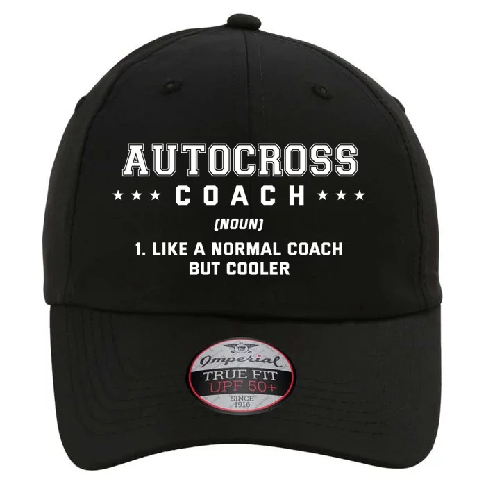 Autocross Coach Definition Funny Auto Racing Humor Gift The Original Performance Cap