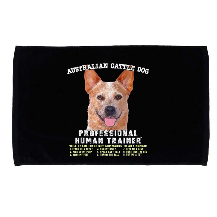 Australian Cattle Dog Red Professional Human Trainer Cute Dog Microfiber Hand Towel