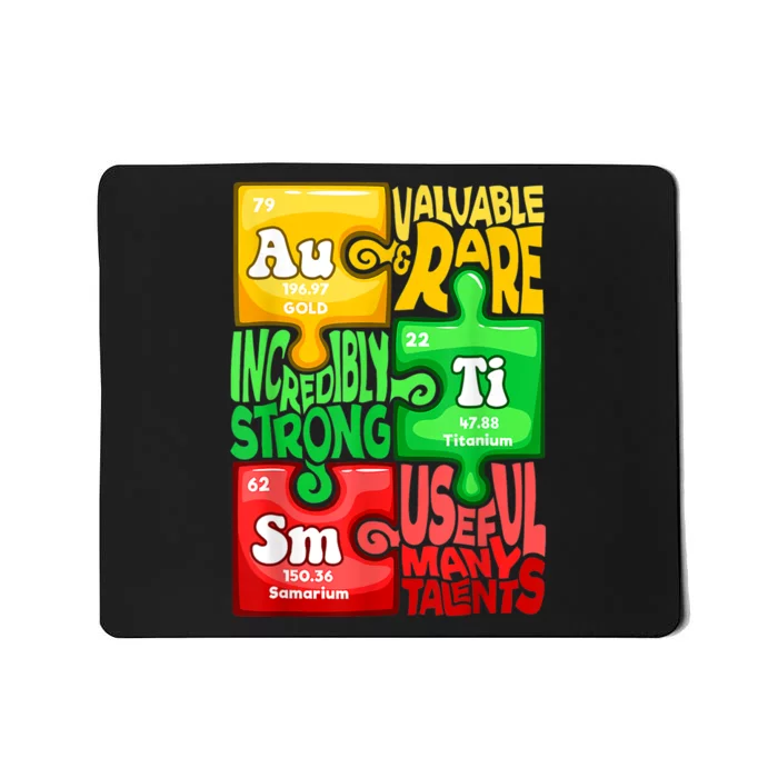 Autism Chemical Element Mousepad