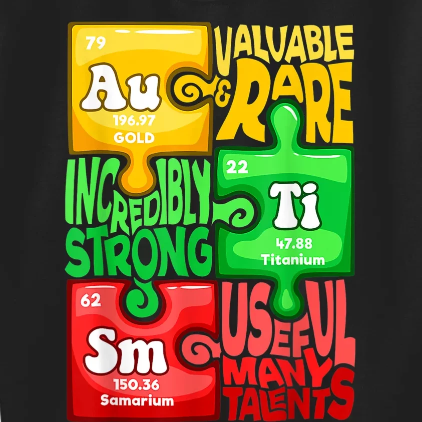 Autism Chemical Element Kids Sweatshirt