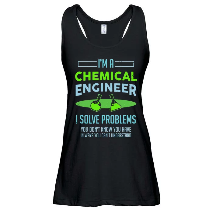 A Chemical Engineer I Solve Problems Chemical Engineering Ladies Essential Flowy Tank