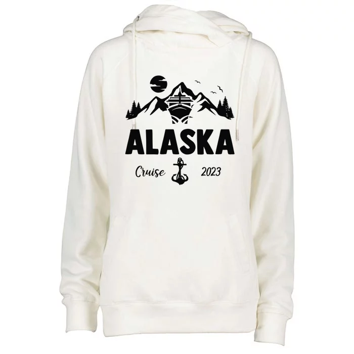 Alaska Cruise Family Cruise Matching Womens Funnel Neck Pullover Hood