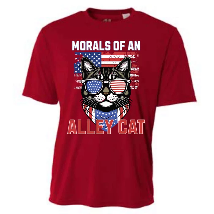 Alley Cat Funny Debate Election Presidential Debate Cooling Performance Crew T-Shirt