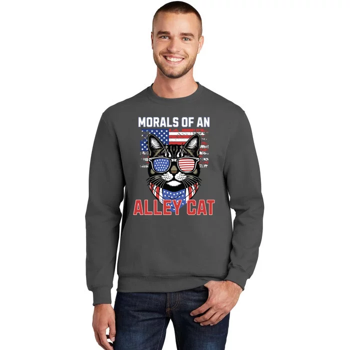 Alley Cat Funny Debate Election Presidential Debate Tall Sweatshirt